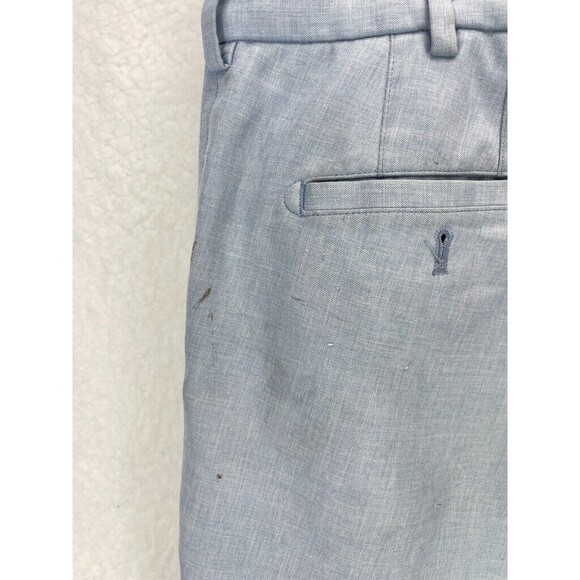 Peter Millar Chino Shorts Men’s Size 38 Blue Pastel Flat Front 9” Inseam - Picture 8 of 8